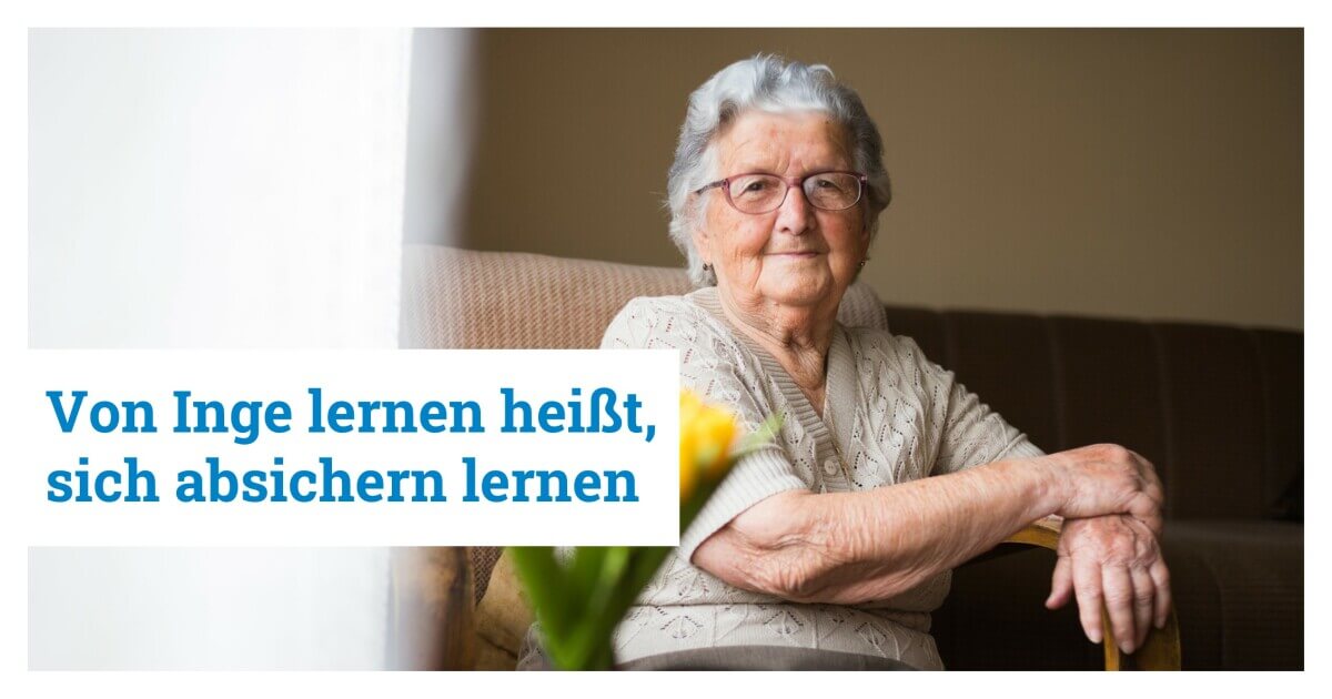 Lernen Sie aus Inges Geschichte, was Pflege kosten kann